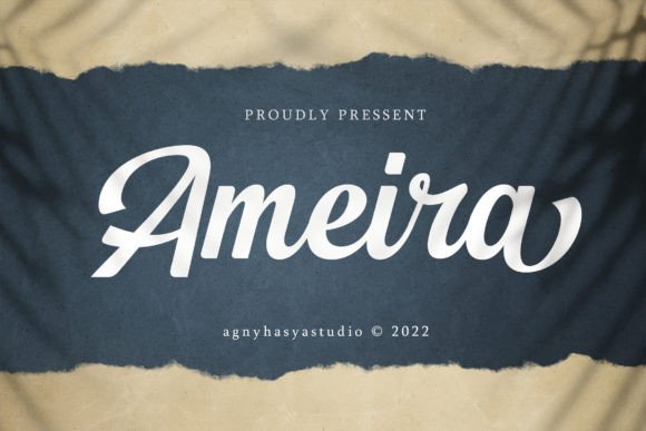 Ameira: The Modern Script Font for Elegant Brand Stories