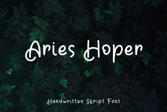 Aries Hoper: A Dynamic Handwritten Font for Creative Web Design