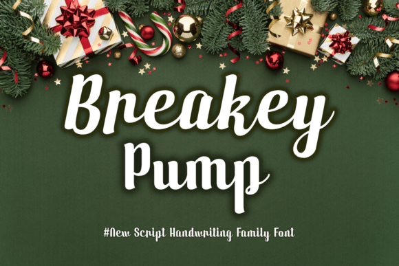 Breakey Pump: A Handwritten Font for Editorial Personality