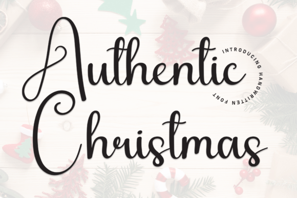 Choosing Authentic Christmas: A Font for a Calmer Reading Experience