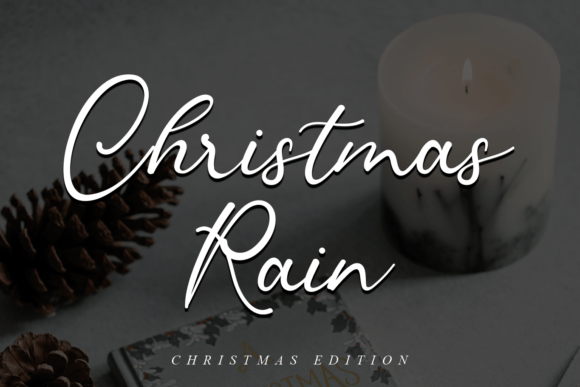 Christmas Rain Font: Giving a Small Business a Holiday Upgrade