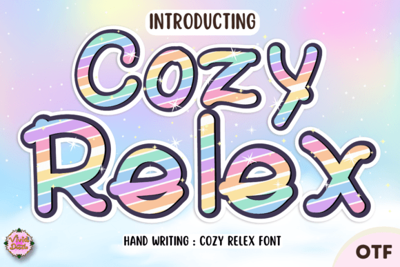 Cozy Relex: A Hand-Lettered Font for Craft and Product Design