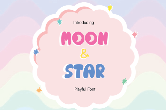 Crafting a Whimsical Brand with the Moon Star Font