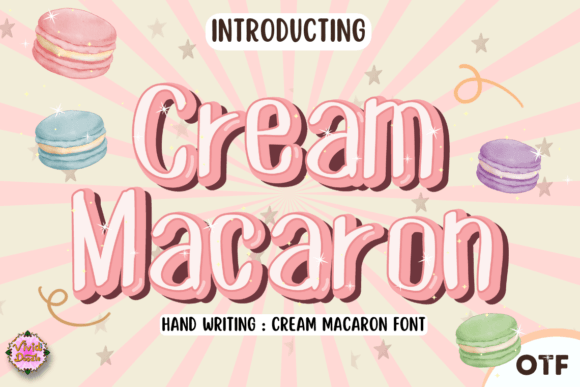 Cream Macaron: A Festive Font for Creative Web Design