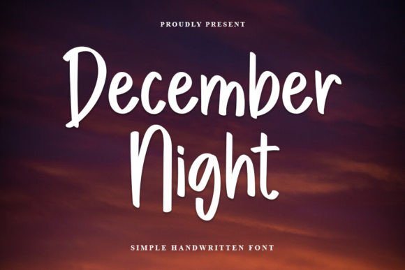 December Night: The Festive Font That Can Warm Up Your Brand