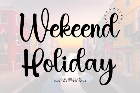 Enhance Your Web Design with Wekeend Holiday Font