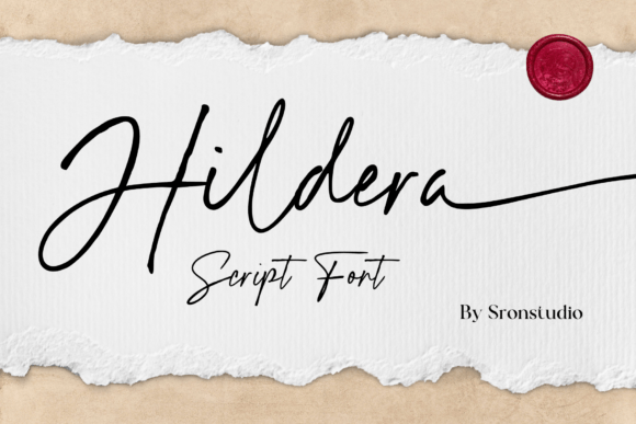 Hildera: A Script Font with Studio Confidence