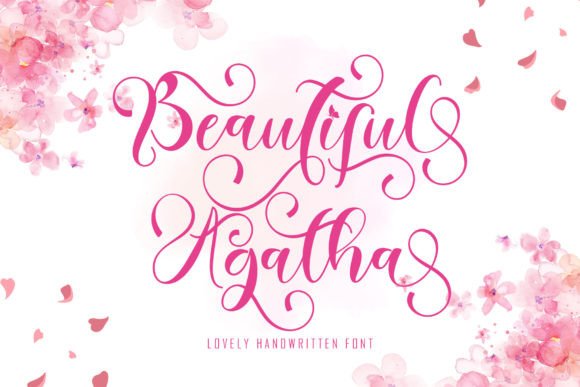 How Beautiful Agatha Font Transforms Campaign Visuals