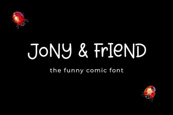 Jony and Friend: A Comic Font for Engaging Digital Marketing