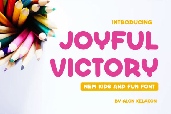 Joyful Victory: The Handwritten Font That Makes Branding Feel Human