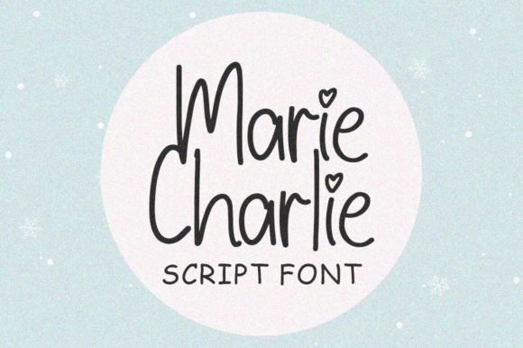Marie Charlie: The Handwritten Font That Adds Heart to Your Products