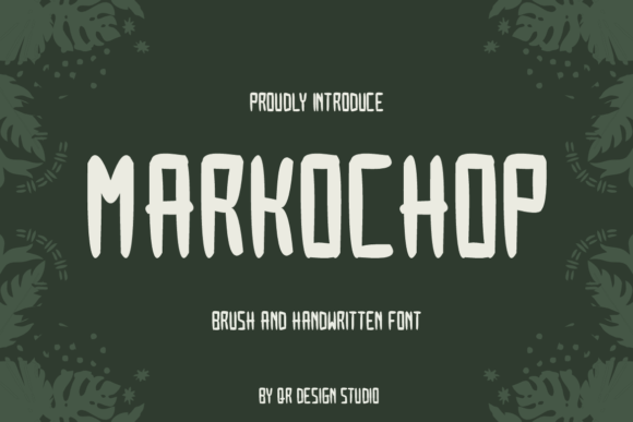 Markochop: A Friendly Typeface for Modern Web Design