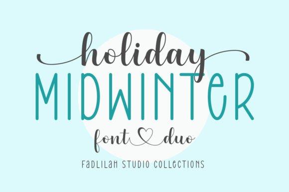 Midwinter Holiday: A Stylish Font for Web Design