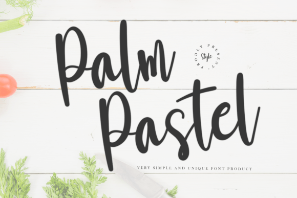 Palm Pastel: A Friendly Script Font for Editorial Expression