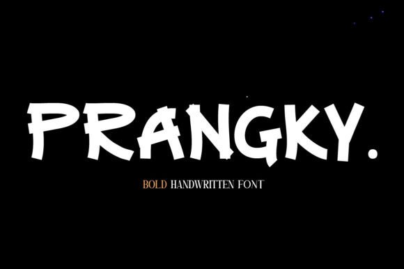 Prangky: A Quirky Handwritten Font for Crafters
