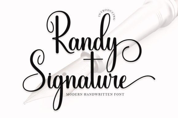 Randy Signature: A Font for Crafting Editorial Mood