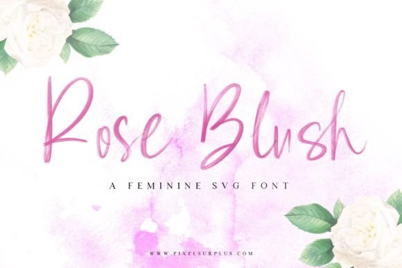 Rose Blush: A Romantic Brush Font for Modern Web Design