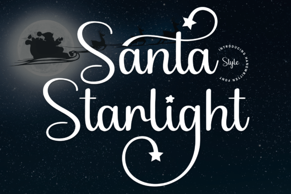 Santa Starlight: A Friendly Display Font for Welcoming Digital Design