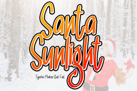Santa Sunlight: The Handwritten Font for Authentic Branding