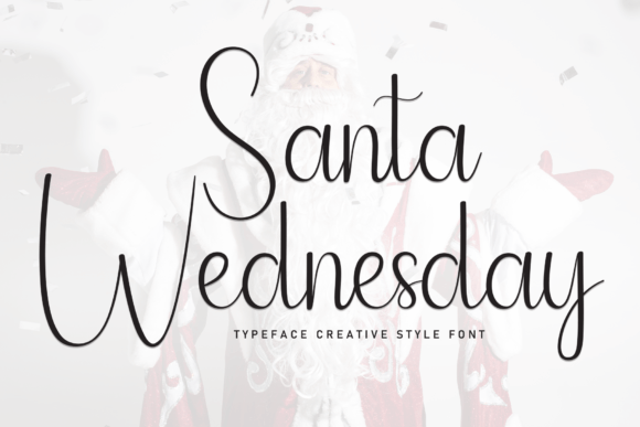 Santa Wednesday: A Handwritten Font for Digital Branding and UI Personality