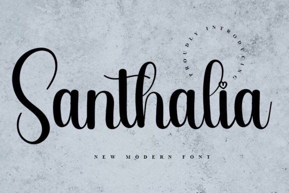 Santhalia: A Graceful Handwritten Font for Elegant Branding