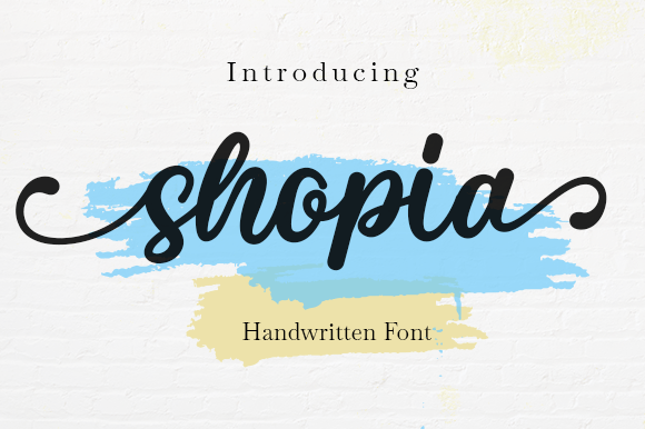 Shopia Duo: A Handwritten Font for Elegant Campaigns