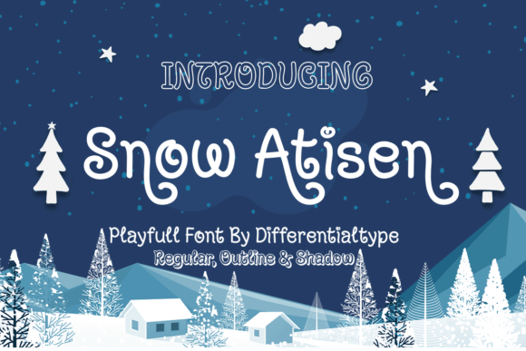 Snow Atisen: The Editorial Design Font for Festive Reader Engagement