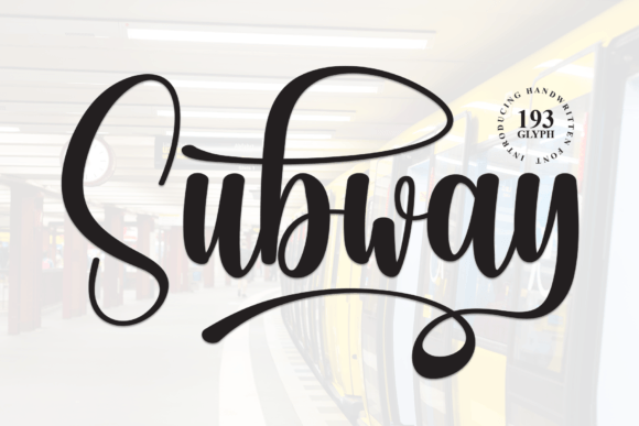 Subway: A Handwritten Font for Creative Branding
