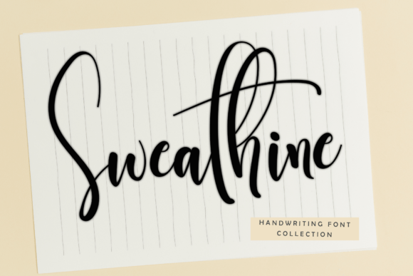 Sweathine: A Friendly Handwritten Font for Engaging Digital Content