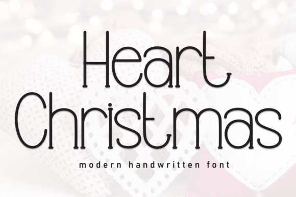 The Craft-Ready Charm of Heart Christmas Font