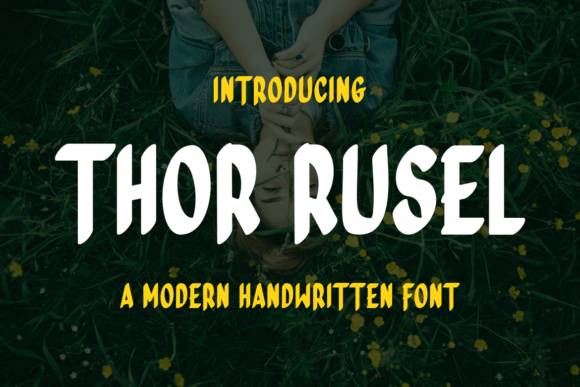 Thor Rusel: The Handwritten Font for Editorial Personality