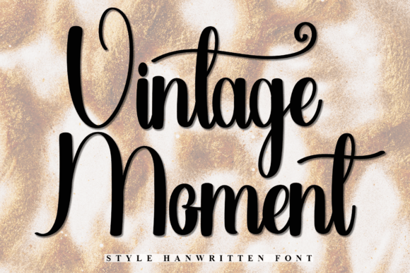 Vintage Moment: A Festive Font for Editorial Expression